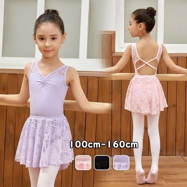 【激安開催！】バレエ レオタード 子供 バレエ形体服 可愛さ満載 バレエダンス ノースリーブ 連体ダンス服 バレエ レオタード 股下スナップ 女の子 キッズ ジュニア 練習着 演出用 子供ダンス衣装