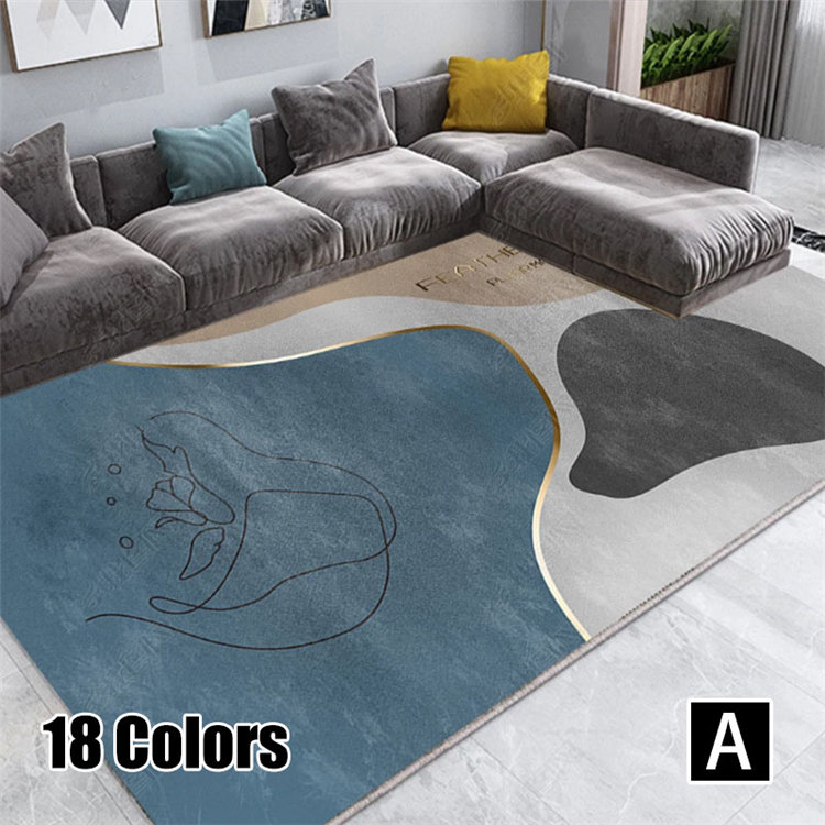 200&times 300cm 北欧風 大面積 タイルラグ 洗える ラグマット 滑り止め 玄関マット ラグラグ カーペット おしゃれ　オールシーズン ラグ ベッドルームリビングルームベッドルーム ラグ