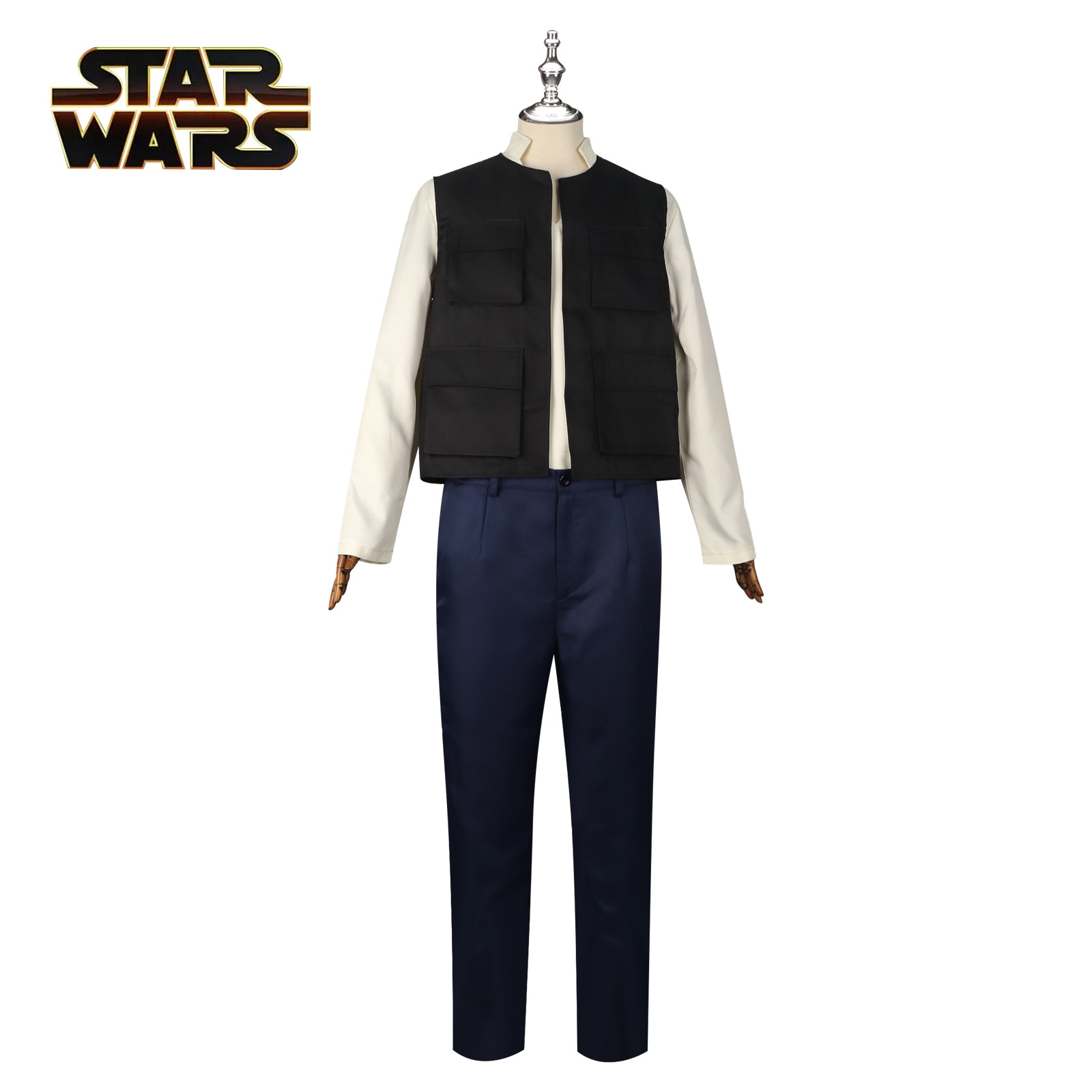 スター・ウォーズ7 cos服ハンソロフォース覚醒ハン・ソロ船長のコスプレアニメ服フルセット