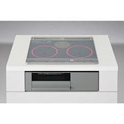 おしゃれ｜IH クッキングヒーター・電気コンロ｜パナソニック Panasonic ビルトインIHクッキングヒーター Jシリーズ [60cm幅 2口IHラジエント] シルバー/グレー(宅配商品) KZ-J1H6AST