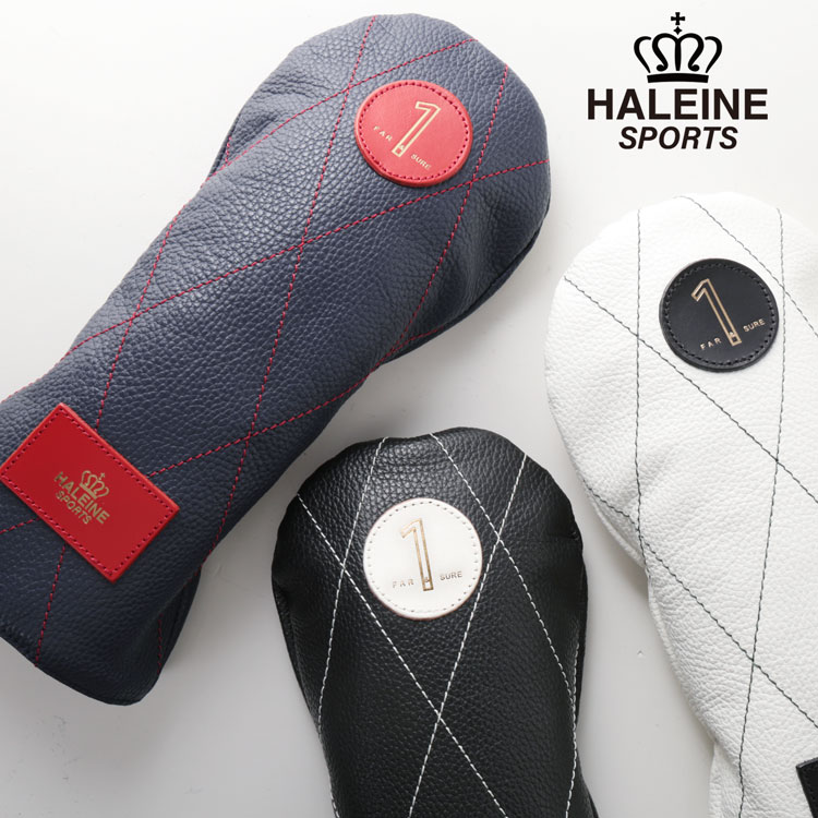 HALEINESPORTSゴルフレザーヘッドカバードライバー用1Wユニセックス日本製