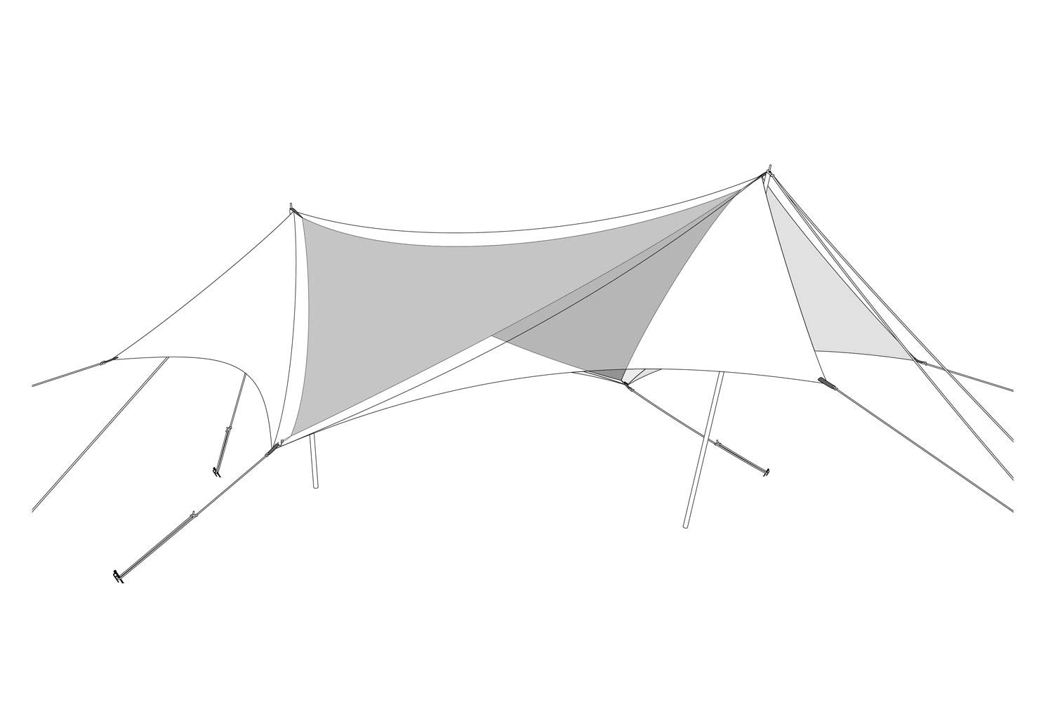 スノーピーク(snow peak) HDタープヘキサエヴォPro.TAKIBIインナールーフ TP-250IR