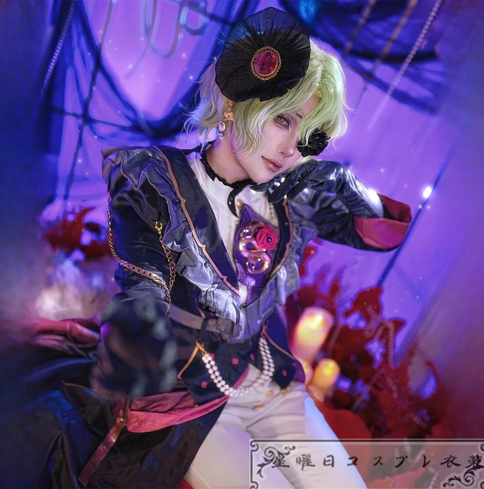 1210あんスタ クロススカウト 傾慕の華恍惚 巴日和 葵ゆうた 衣更真緒 コスプレ衣装 コスチューム