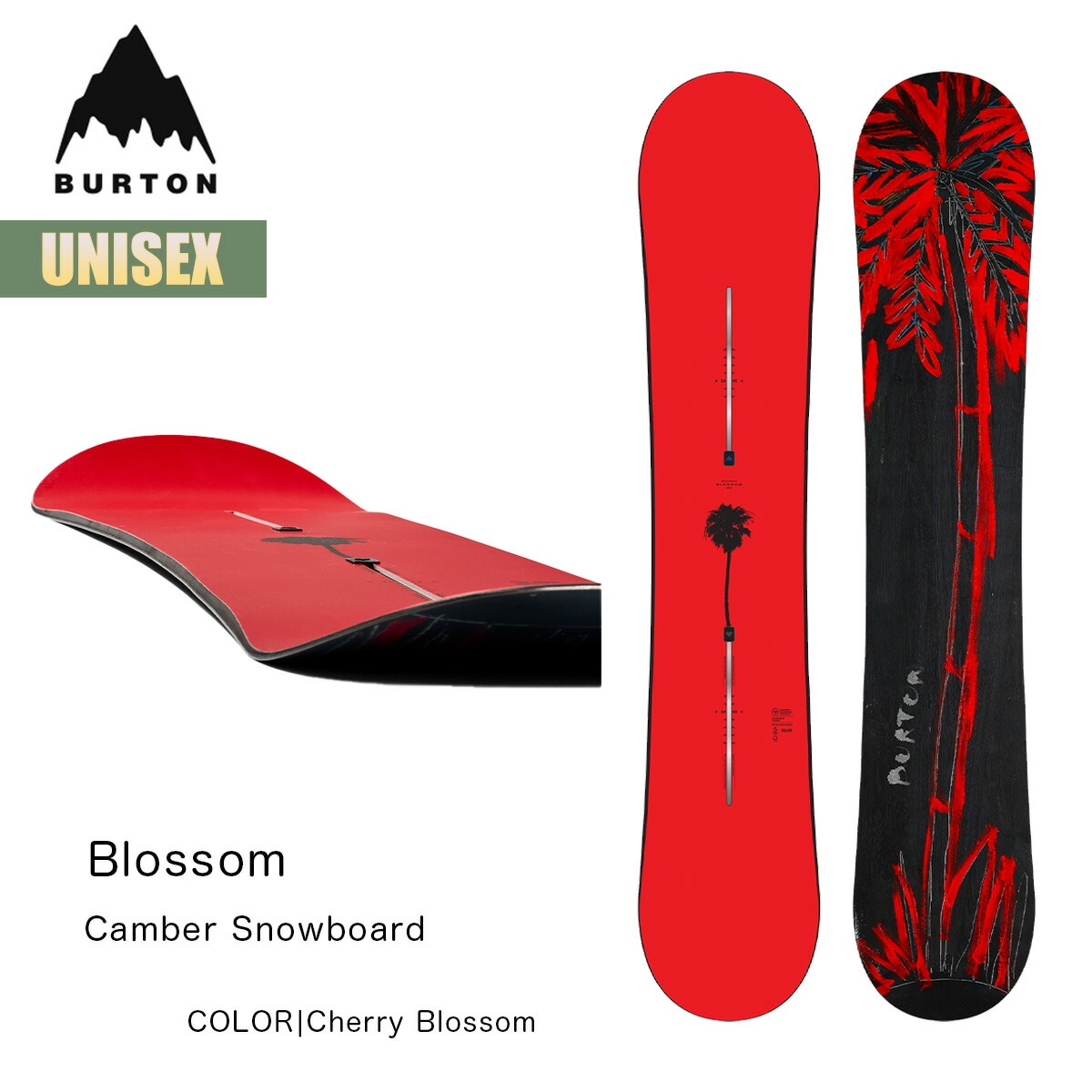 スノーボード 板 25-26 ブロッサム キャンバー W26JP-229431 Blossom Camber Snowboard Cherry Blossomカラー 152 155 158