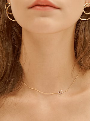 [HEI] edge chain post イヤリング Hei] Edge chain post earring ピアス/送料関税込 (Hei/ピアス