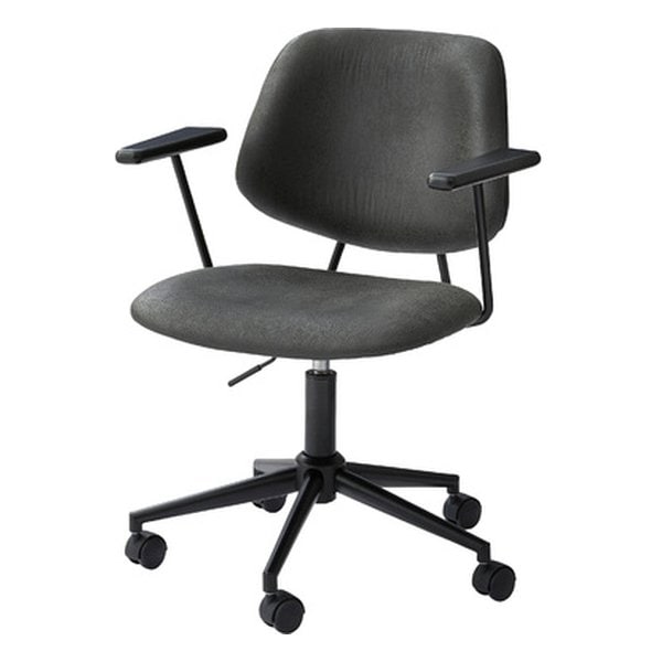 デスクチェア ブラック 幅61.5×奥行き61×高さ82-91×座面高44-53cm PC-80BK