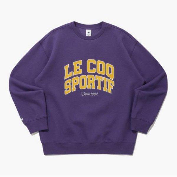 長袖Tシャツ NQJ QP423TFSO3-PUP 起毛スウェットシャツ / PURPLE