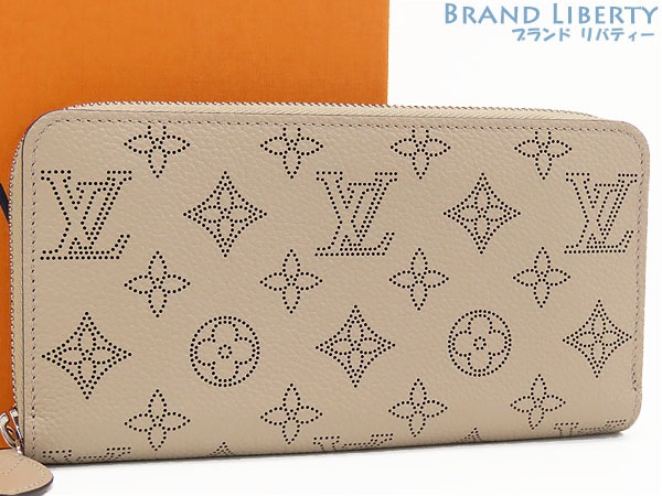 未使用ルイヴィトンマヒナジッピーウォレットラウンドファスナー長財布ガレベージュM69821