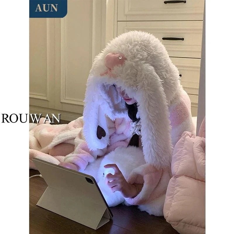 【急速出荷!】超安值大好評 パジャマ insセクシー 着ぐるみパジャマ 冬の新作 ウェア レディース コーリース かわいい ウサギ 寝スカートの部屋着 厚手