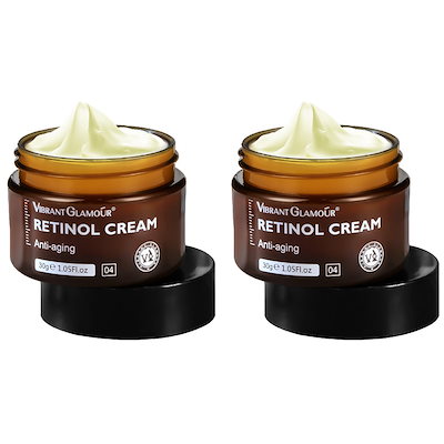 1+1 30g+30g:60g 2個セット レチノール クリーム ナイト...のサムネイル