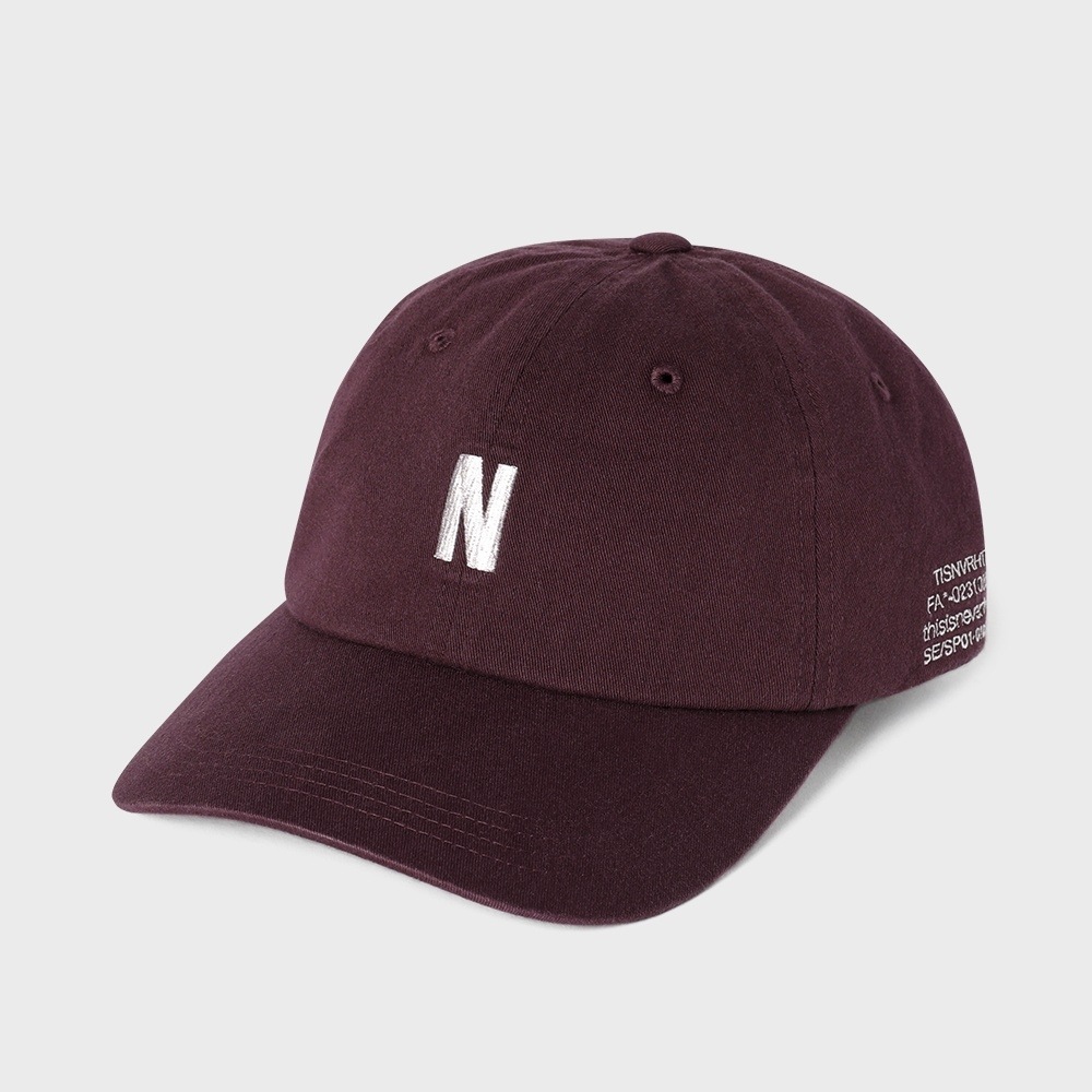 ディス・イズ・ネヴァー・ザット N-Logo キャップバーガンディ