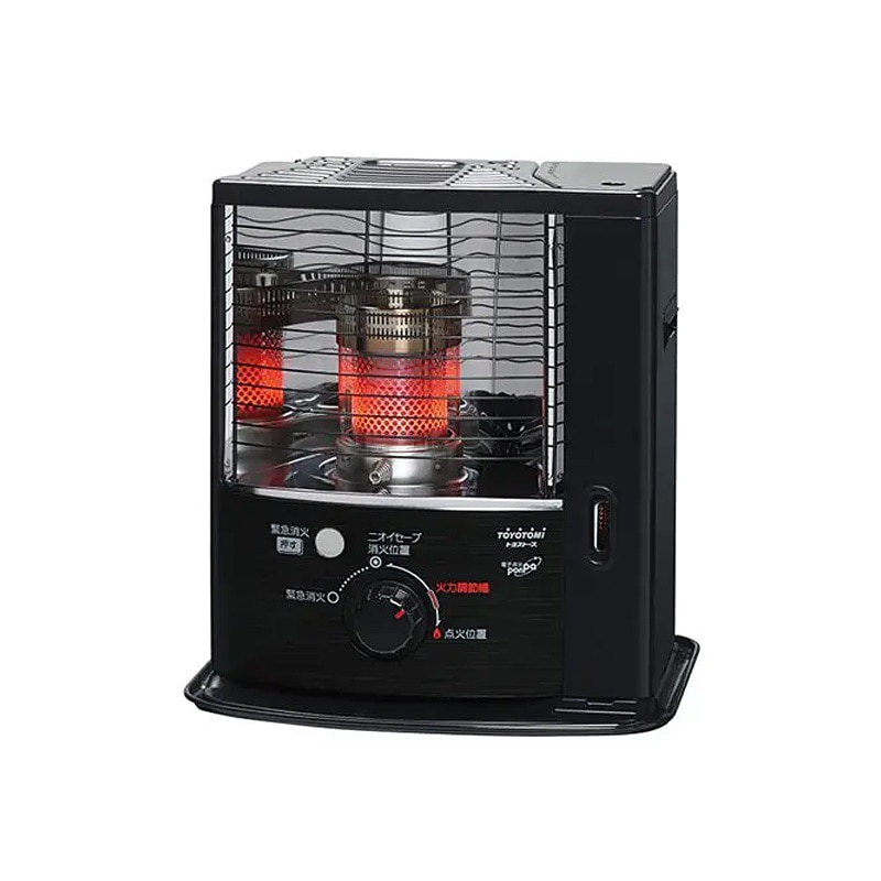 トヨトミ TOYOTOMI 反射形石油ストーブ ブラック RS-V23N
