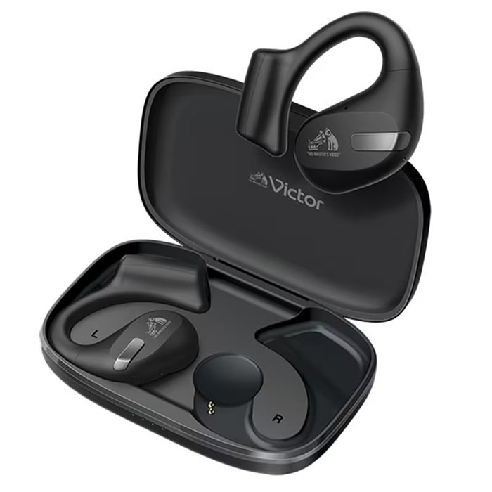 フックタイプ完全ワイヤレスイヤホン nearphones HA-NP50T-B ブラック