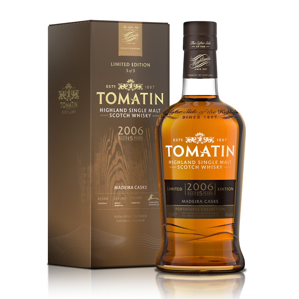 【正規品 箱入】トマーティン マデイラ カスク 15年 2006年 ポーチュギース コレクション ハイランド シングル モルト スコッチ ウイスキーTOMATIN MADEIRA CASKS