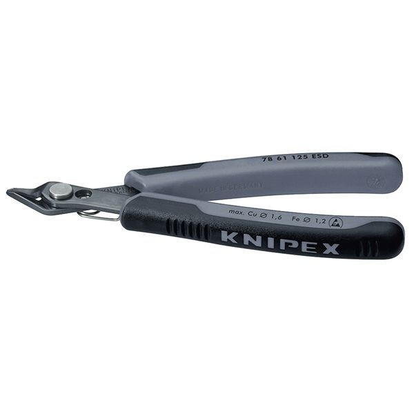 KNIPEX クニペックス エレクトロニクス スーパーニッパー ESD 全長125mm 7861-125ESD