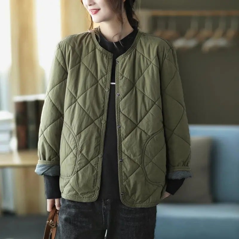 製品 気質 キルティングコート 中綿 レディース コート 中綿コート 冬 キルティング 無地 ジャケット 防寒コート カーディガン アウター 秋冬 ブラック 軽い