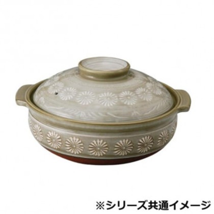 M3932 三島IH9号鍋(ステンレス鋼発熱体付属) 萬古焼 8,234円