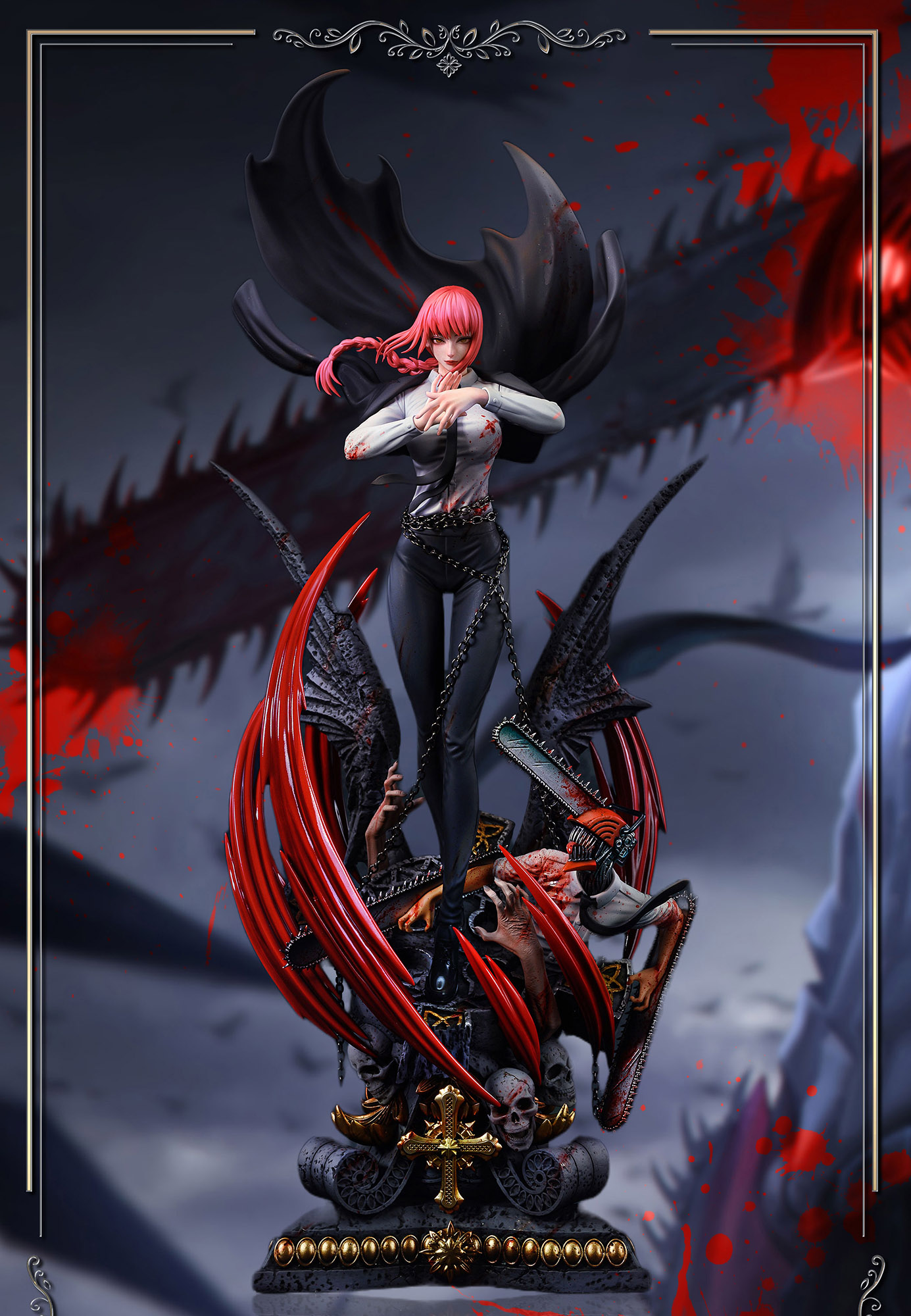 マキマ フィギュア 1/6スケール 塗装済み完成品 ガレージキット L.C.S 限定販売 スタチュー