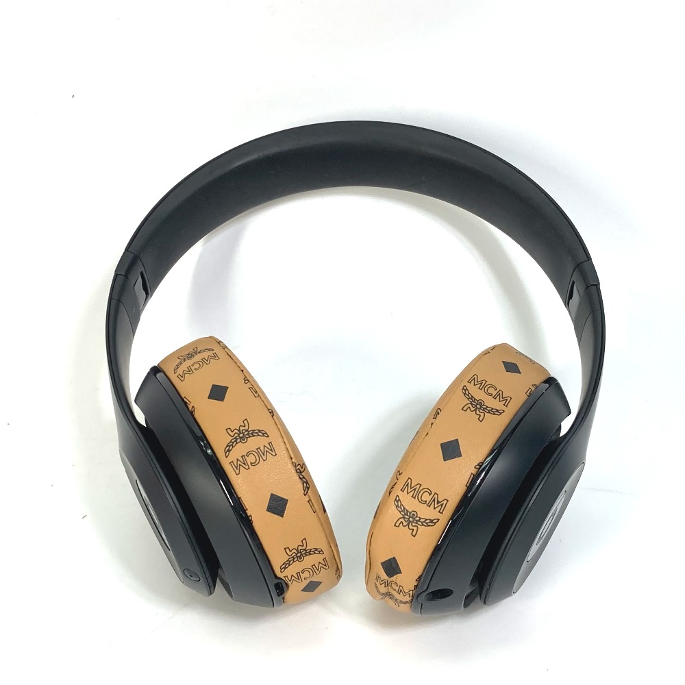 ヘッドフォン Beats ビーツ ワイヤレス ヘッドフォン イヤフォン ケース付き ロゴ ヴィセトス レザー ブラウン