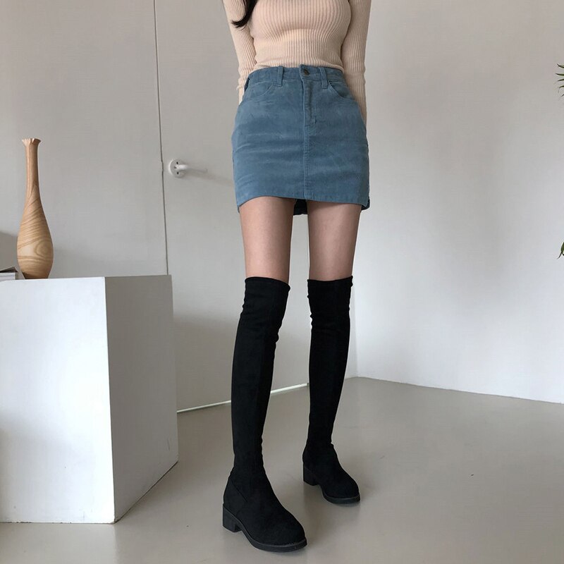 色 スカート スカパン 春 夏 秋 冬 カジュアル かわいい レディース ショートパンツ デニムスカート ミニ丈 ショート丈 膝上 無地 ブラック ブルー 春カラー 秋カラー かわいい カジュアル お