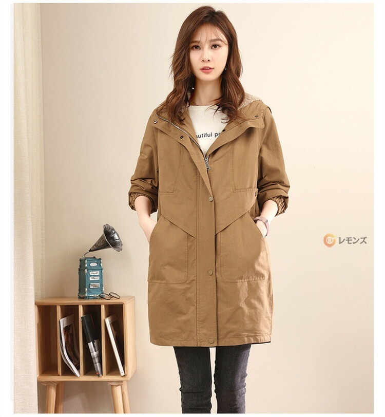 アウターダウンジャケットコート裏ボア 防寒 レディース コート ジャケットレディースファッション モッズコート アウター コート 冬