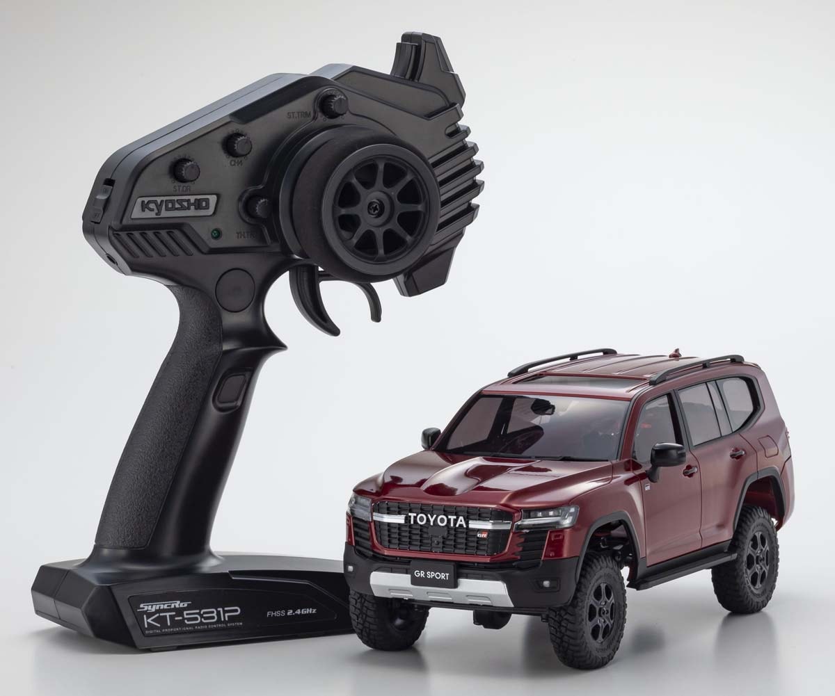 京商 ミニッツ4X4 MX-01 レディセット トヨタ ランドクルーザー 300 GR レッド【32538MR】 ラジコン 32538MR ミニッツ4X4 トヨタ ランクル 300 GR レッド