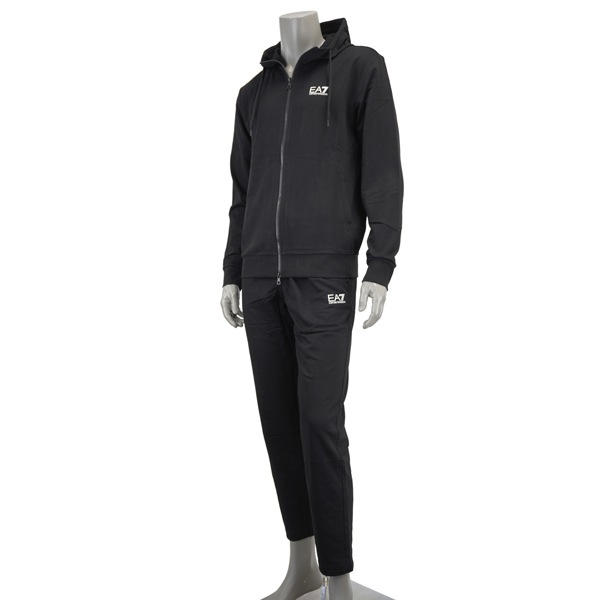 EA7 EMPORIO ARMANI イーエーセブン エンポリオ・アルマーニ ミニロゴ ジップパーカー×ジョガーパンツ 上下セット/セットアップ /8NPV62 PJVRZ UC001