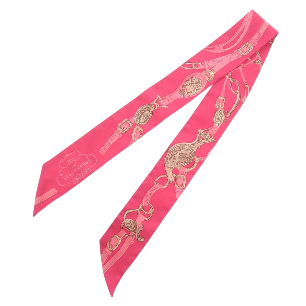 美品 ツイリー BRIDES de GALA スカーフ シルク/シルク ピンク 0172【中古】 レディース