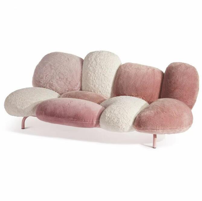 INS ソファ3人掛け 北欧デザイナー家具北欧の小さなリビングルームソファー　チェア　衣類ショップソファホテルソファー