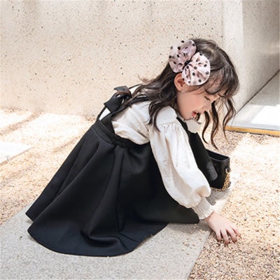 子ども服 子供服 2点セット 女の子 長袖シャツ+キャミワンピース キッズ ロング丈 キャミワンピ ロングワンピース おしゃれ 可愛い 秋物 新作