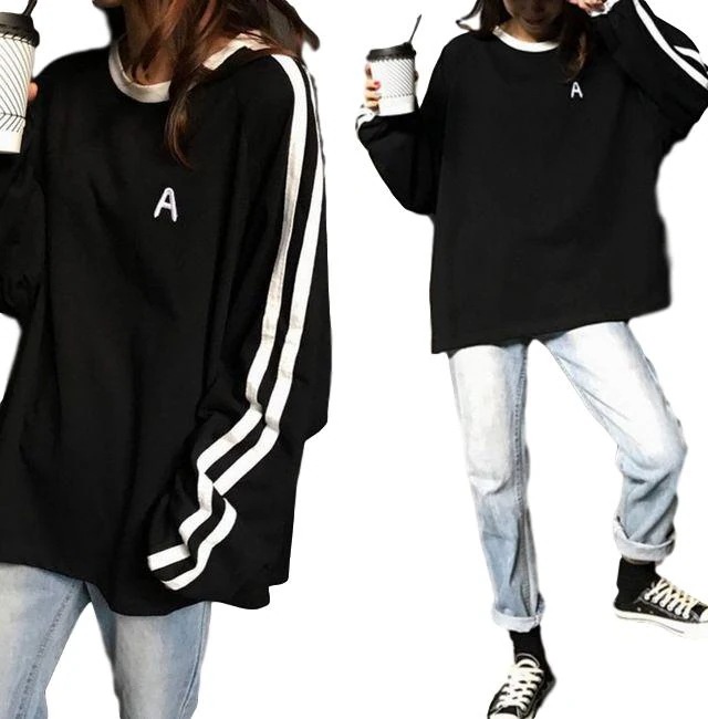 ロンt レディース ゆったり ダンス 韓国 ストリート系 ロンティー オルチャン ファッション Tシ