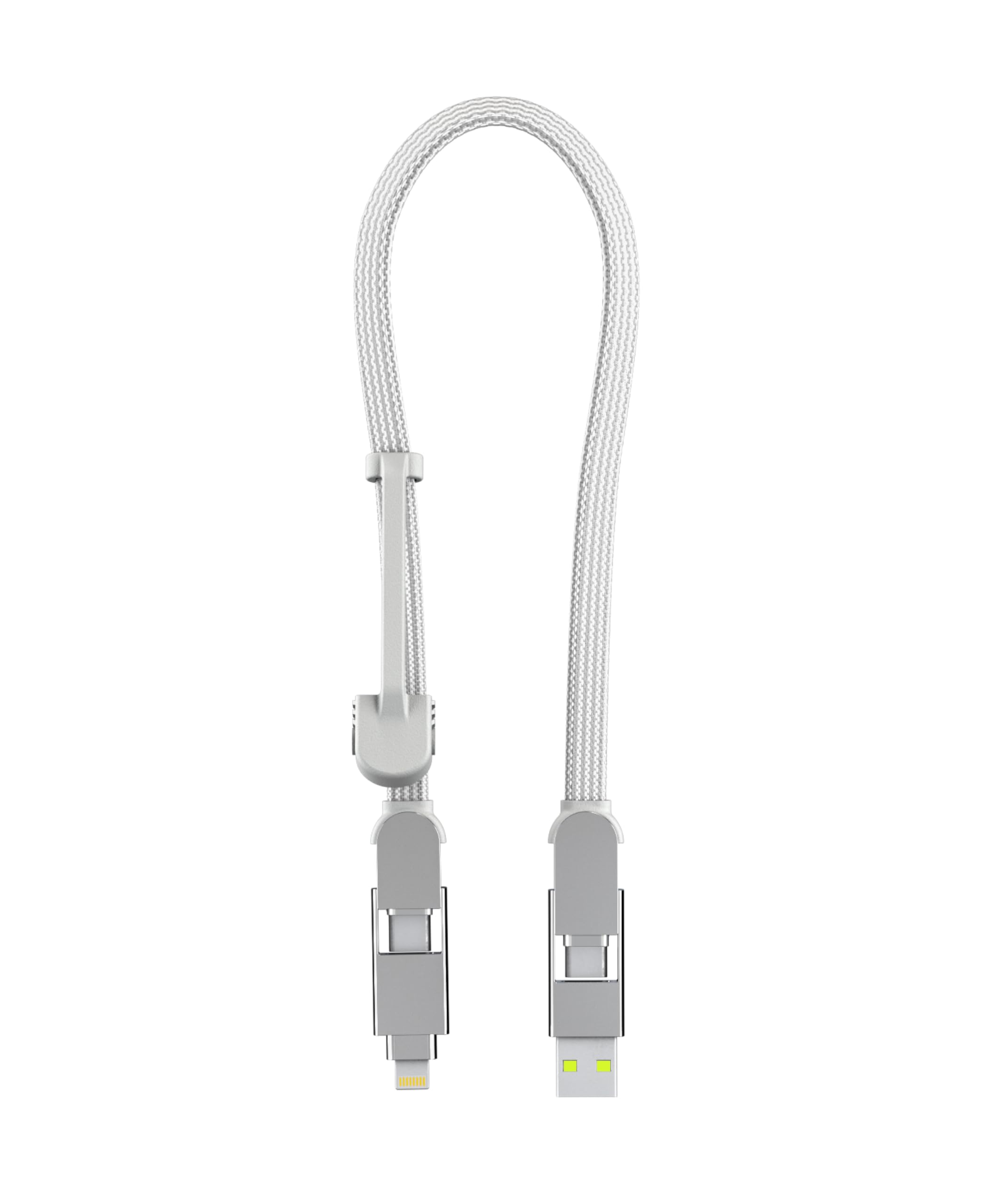 Rolling Square inCharge XL 6in1 マルチ充電ケーブル 100Wの高速充電が可能なポータブルUSBケーブル 0.3m 白 5,594円