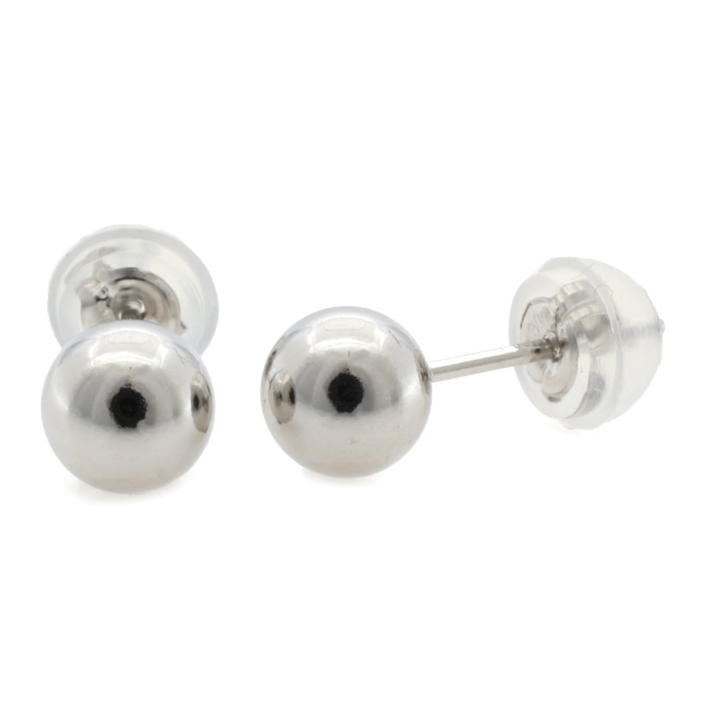 丸玉 5ｍｍ ボール ピアス Pt900プラチナ 新品