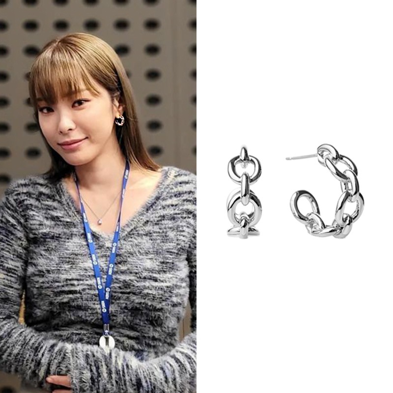 [ヘイズ/イサベ/ビリースア/Apinkハヨン/ソジス着用] マリリンEBLプチフック イヤリング