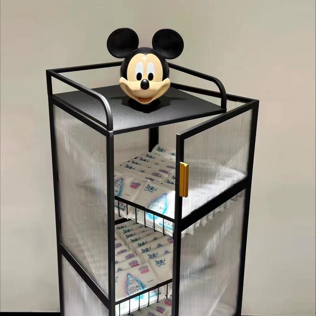 11 ドア収納ラックキッチンフロアスタンドマルチレイヤーポットストレージラックカートカート請求書と課税ポイントを備えたスナックと野菜のバスケット顧客サービスを詳