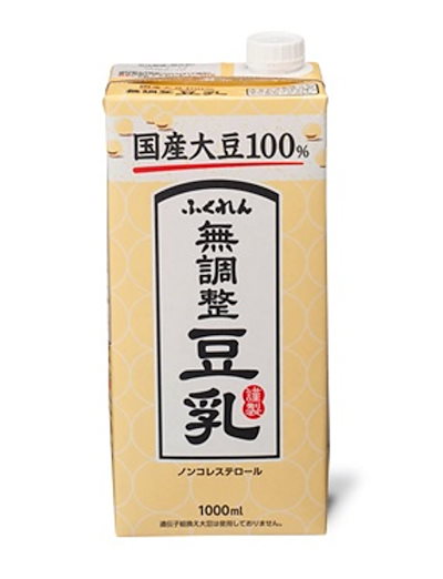他サイト： ふくれん 国産大豆無調整豆乳 1L ×6個の商品画像