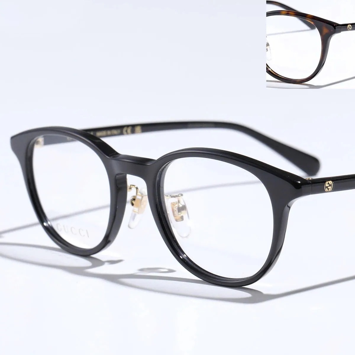 GUCCI グッチ メガネ GG1474OJ メンズ ボストン ウェリントン めがね 伊達メガネ ダテ 眼鏡 GGロゴ アイウェア カラー2色