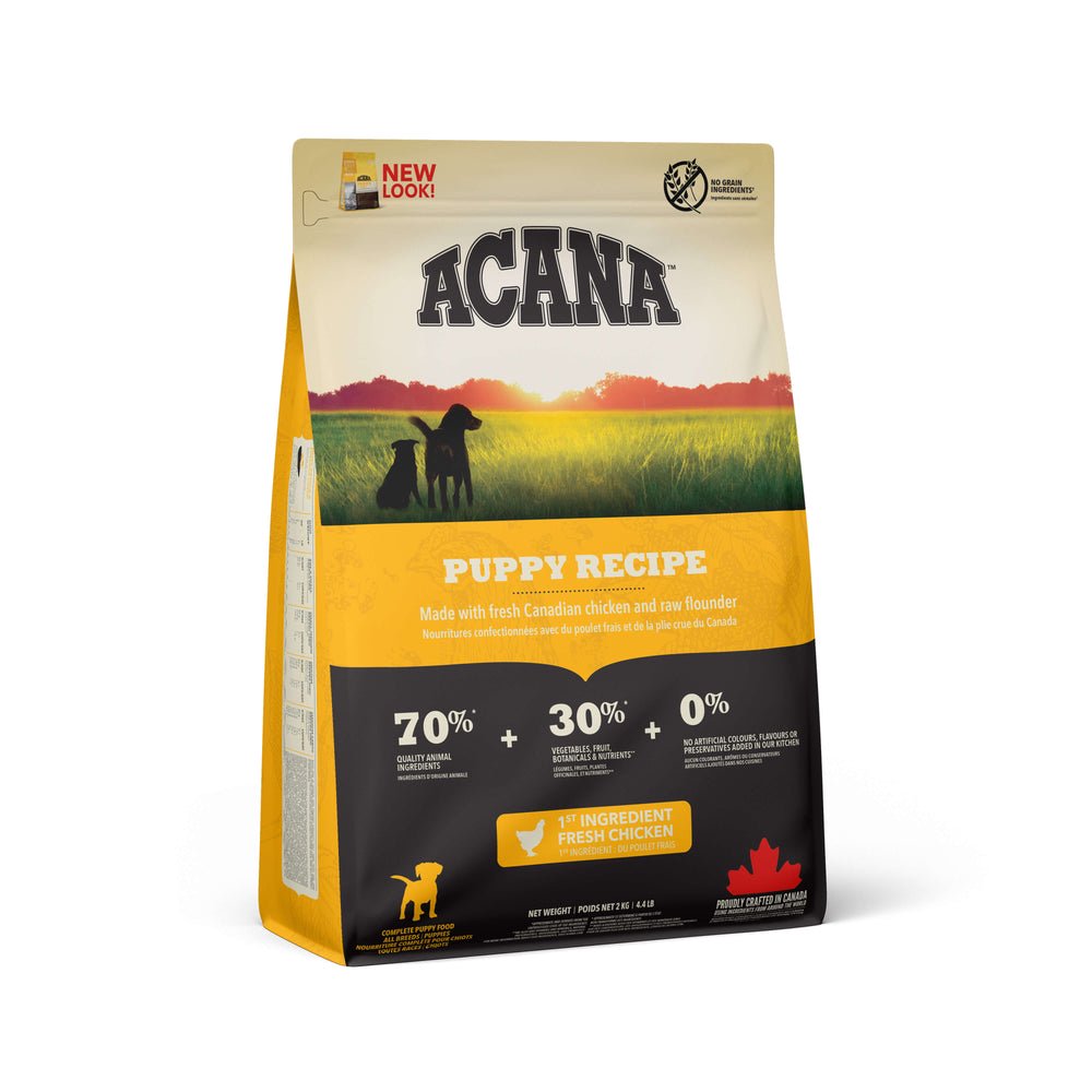パピーレシピ　２ｋｇ　正規品　ＡＣＡＮＡ　ドッグフード　ＣＲＣ45―02―05―10―10