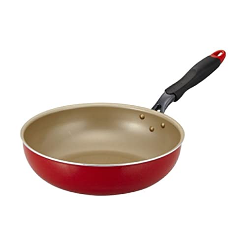 サイズ：28 炒め鍋 エバークック 炒め鍋 28* オール熱源対応(IH対応) レッド ドウシシャ