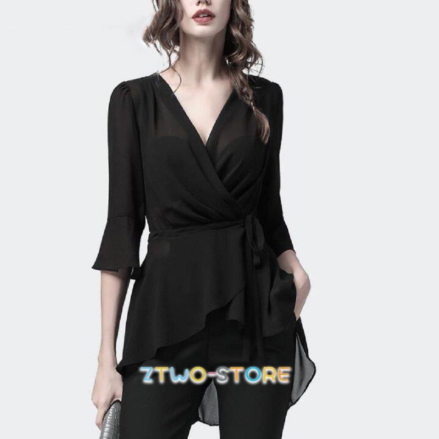 新しい子供用ダンスウェア 社交ダンスドレス ラテンドレス モダンドレス シフォンシャツ Vネック ダンスウエア 不規則 トップス 競技 デモ ダンス衣装 S~4XL 2枚購入で2203円OFF