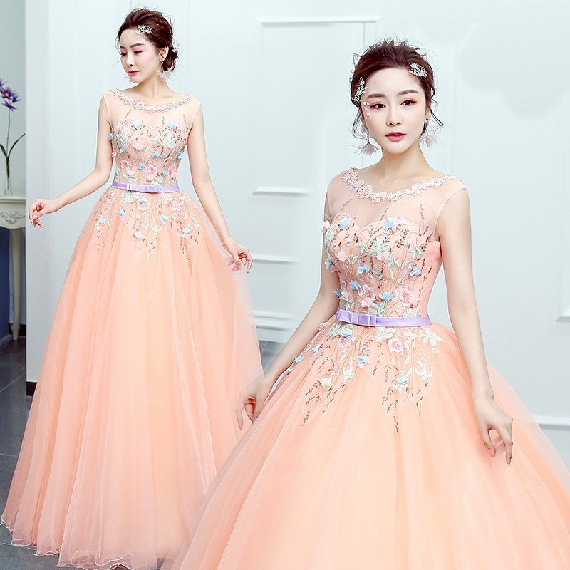 パーティードレス カラードレス 演奏会 ロング 安い 結婚式 イブニングドレス 二次会 フォーマルドレス 発表会 花嫁 aラインドレス ピンク