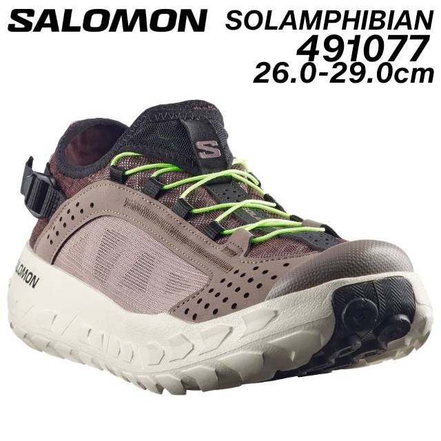 サロモン L49107700 SOLAMPHIBIAN 男性用ウォーターシューズ メンズ 靴