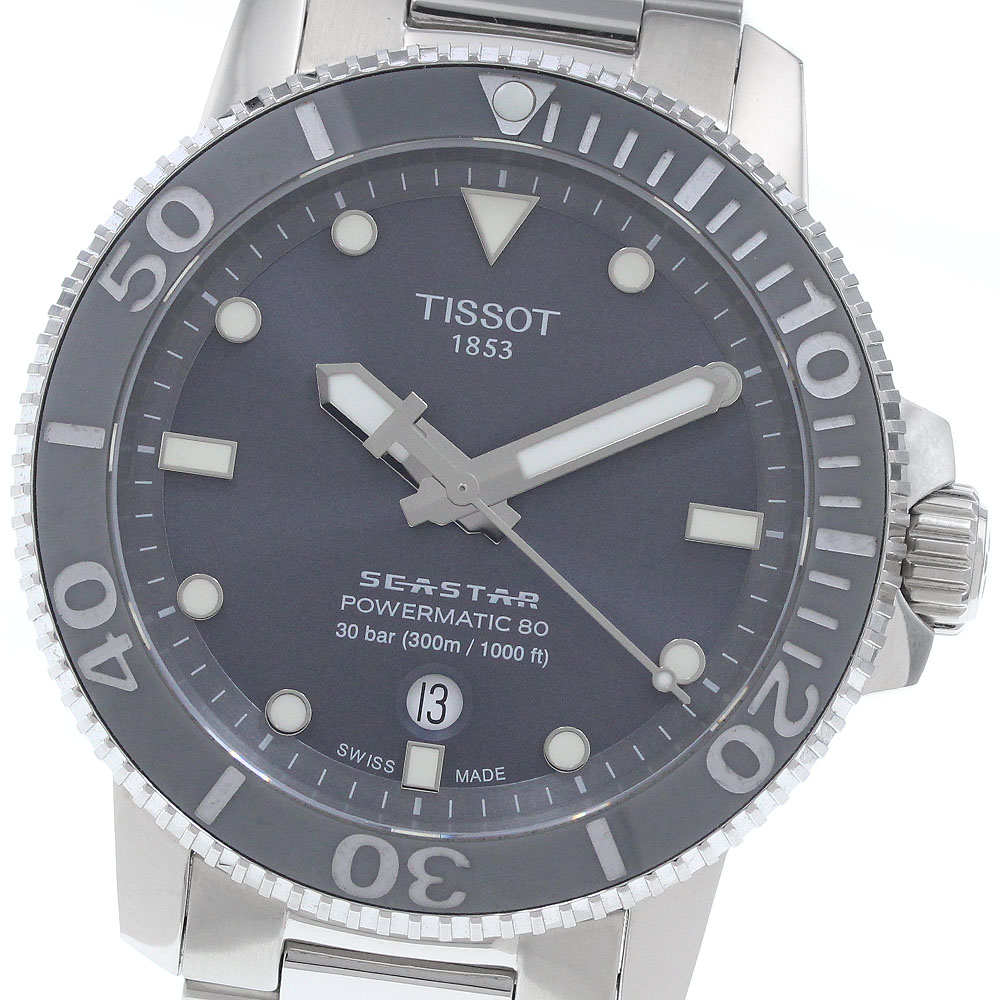 ティソ TISSOT T120.407.11.081.01 シースター1000 デイト 自動巻き メンズ 良品 内箱・保証書付き_964985【中古】