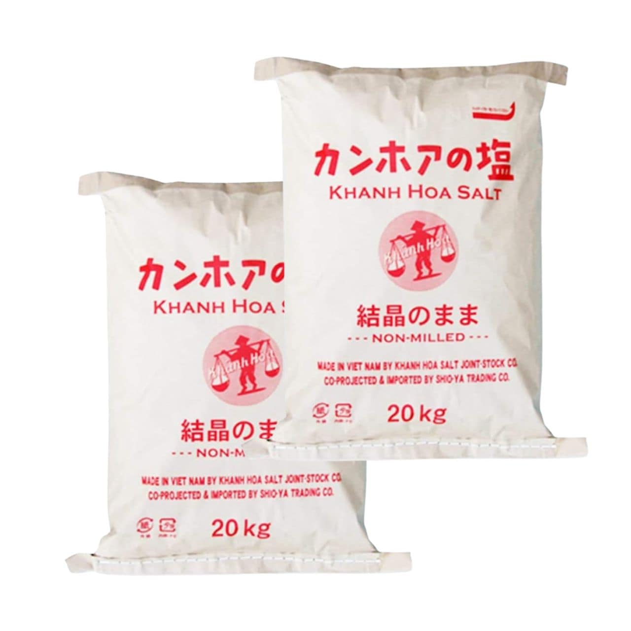 カンホアの塩 結晶のまま 20kg 2個 塩 しお 調味料 カンホア 結晶 天日塩 ベトナムの塩