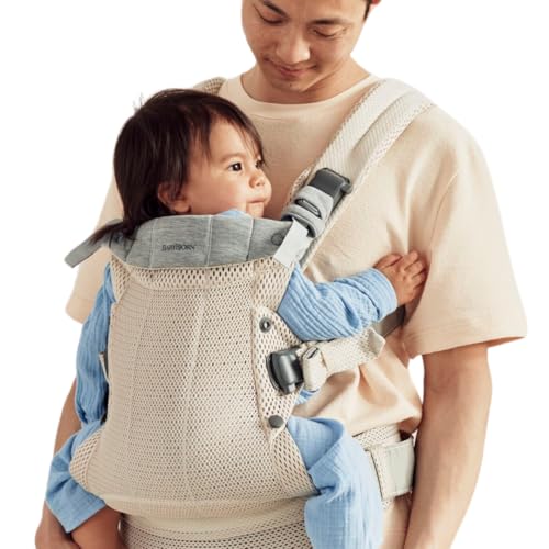 ベビービョルン 抱っこひも 0カ月~36カ月まで メッシュ素材で快適 HARMONY クリーム