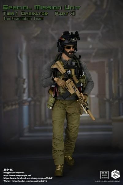 EasySimple Special Mission Unit Tier1 Operator Part 1/6 アクションフィギュア 26044C