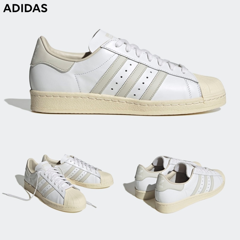 [ADIDAS] アディダス スニーカー スーパースター 82 白 / SUPERSTAR 82 WHITE/GRAY 12,375円