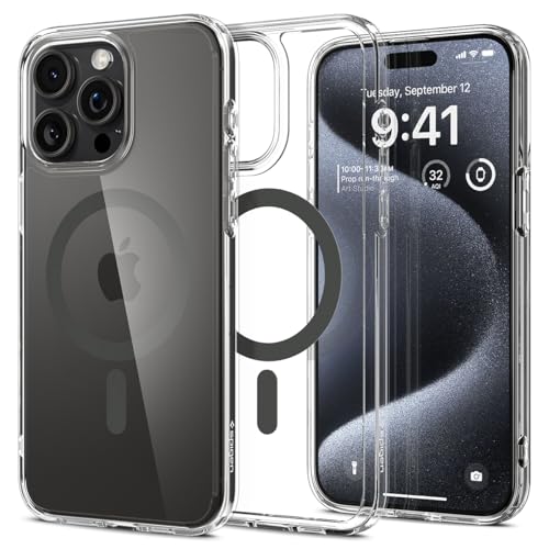 iPhone 15 Pro ケース MagSafe クリア 耐衝撃 米軍MIL規格取得 ストラップホール 黄変抑制 透明 ストラップホール 2重構造 レンズ保護 擦り傷防止 MagSafe ワイヤレス