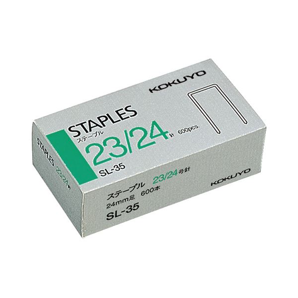 （まとめ）コクヨ ステープル針 23/24号針100本連結×6個入 SL-35 1セット（5箱）(×2セット) 7,911円