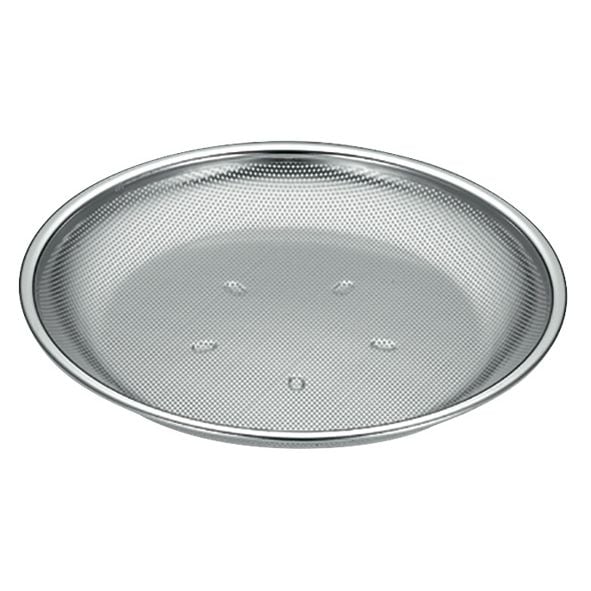 （まとめ買い）本間製作所 KO 18-8パンチ盆ざる型 18cm [x3]